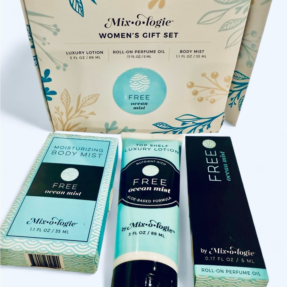 Mixologie Ocean Mist Women's Gift Set - Blue and Black